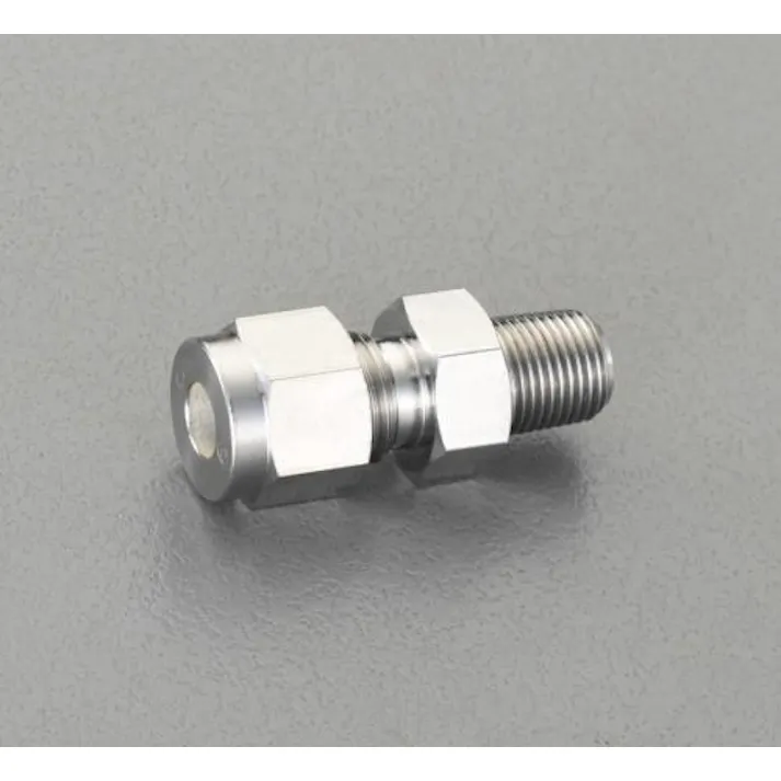 アオイ R 1/4"x 8mm ユニオン(ハーフ/ステンレス製) 空気・水その他配管継手EA425CE-82 4518340380356(CDC)【別送品】