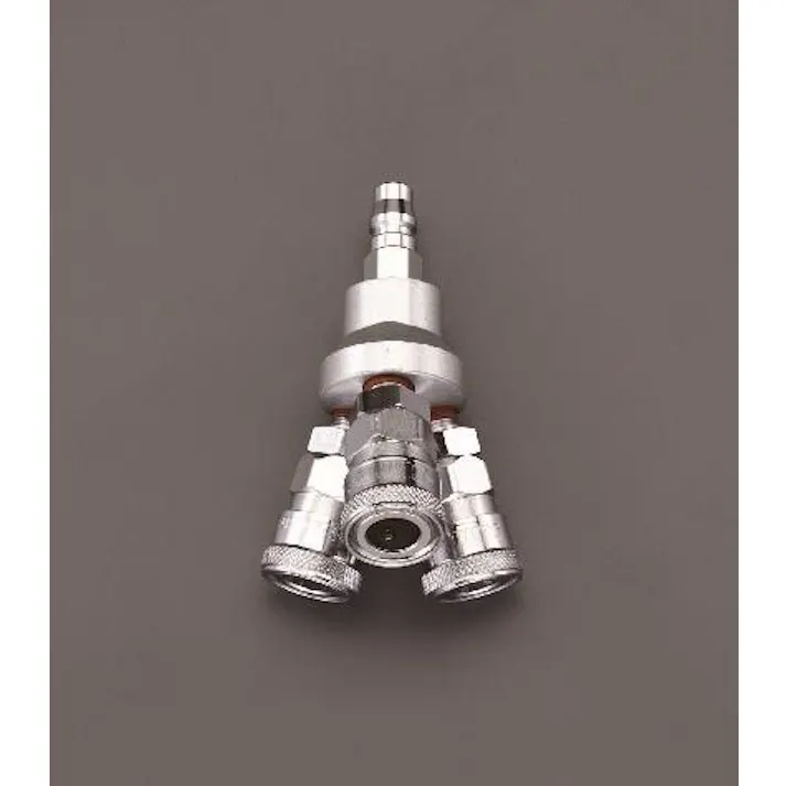 ESCO 3連 エアーカップリング エアーホース用カプラーEA140DM-3A 4518340708280(CDC)【別送品】