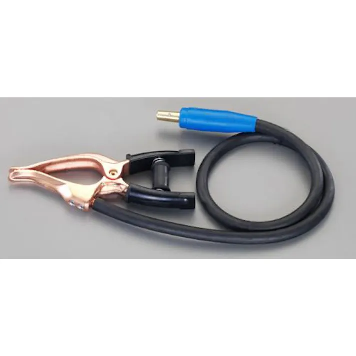 日動工業 150-220A/1m アースホルダーセット 溶接機用ケーブル&クリップEA315AN-2 4548745191851(CDC)【別送品】