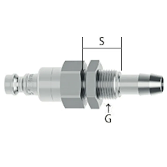 タケノコ型プラグ(隔壁/ステンレス製) 5mm EA140GM-505 4550061139707【別送品】