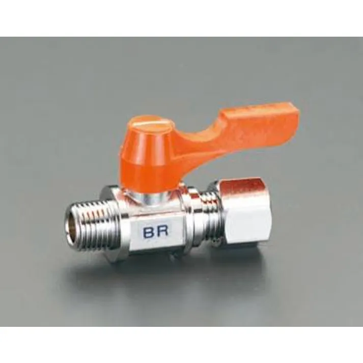 アソー(ASOH) R 1/4"x6.35mm ミニボールバルブ ミニバルブEA425BR-22 4548745320978(CDC)【別送品】
