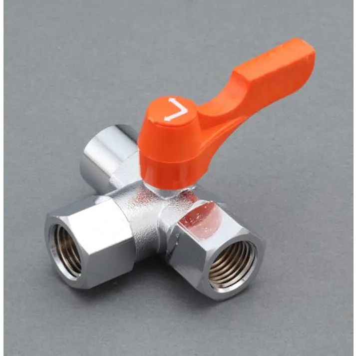 アソー(ASOH) Rc1/8"xRc1/8"xRc1/8" 三方ミニボールバルブ ミニバルブEA425BT-1 4518340506077(CDC)【別送品】