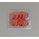 オーリング (シリコンゴム/10個)(運動用) P-11 EA423RE-11 4548745319972【別送品】