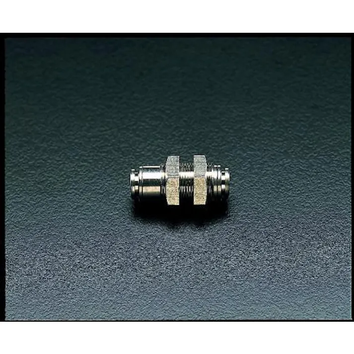 アオイ 8mm ユニオン(バルクヘッド/ステンレス製) 空気・水その他配管継手EA425DF-8 4518340381483(CDC)【別送品】