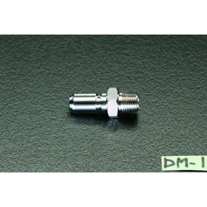 アオイ R 1/4” カプラープラグ(雄ねじ/ステンレス製) EA425DM-2 4518340381803 (CDC)【別送品】