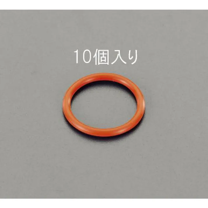 オーリング (シリコンゴム/10個)(運動用) P-10 EA423RE-10 4548745319958【別送品】