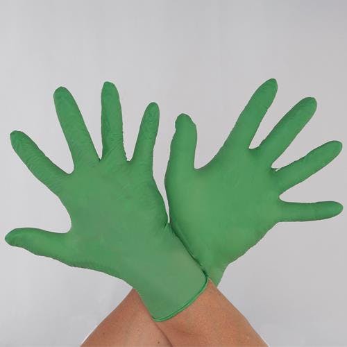 手袋(ニトリル・生分解・粉無/100枚) [XL/240mm] EA354BD-144 4550061965801【別送品】