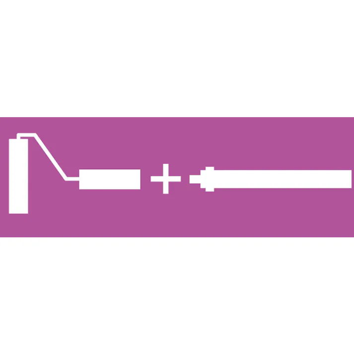 ローラー刷毛セット/粗面用 175x305mm(6mm) EA109NA-63 4518340663084【別送品】