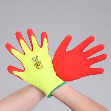 ESCO [L] 手袋(耐切創/ニトリルゴムコーティング) 手袋･腕カバーEA354E-127 4550061852958(CDC)【別送品】