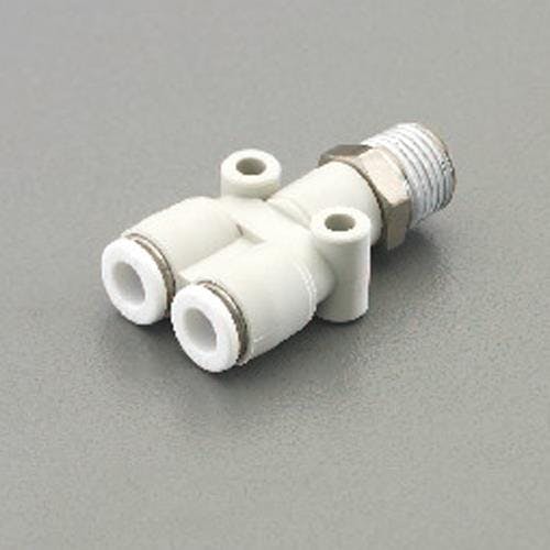 アオイ 4mmxR 1/8” Y型ユニオン(ねじ付) EA140HA-41