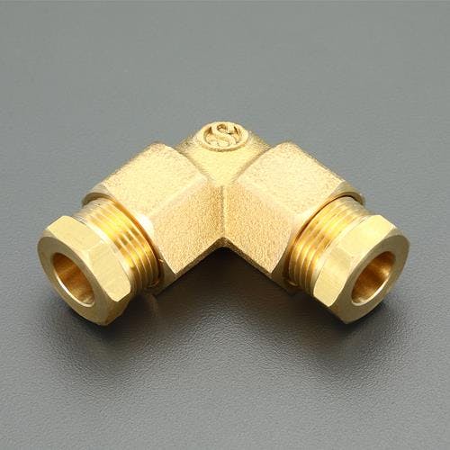 オンダ製作所 リングエルボ φ8mm EA426AW-1 4550061521045【別送品】