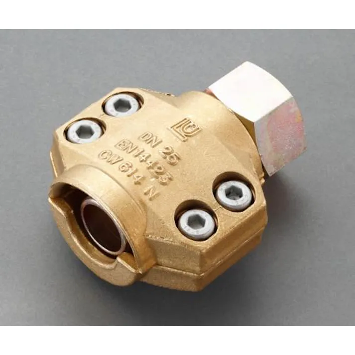 ESCO 38mm用雌ねじ セーフティーホースクランプ(スチーム・温水用) カップリングEA141BM-14 4550061140475(CDC)【別送品】