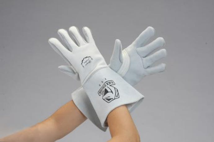 ESCO [XL] 手袋(溶接用･鹿革) 溶接作業用保護具EA353AT-23 4550061315811(CDC)【別送品】