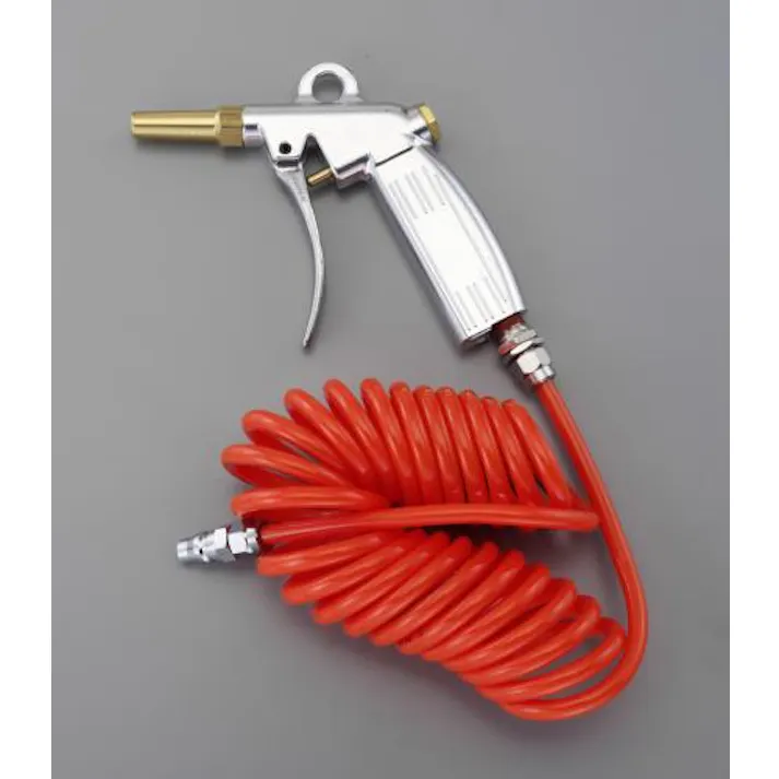 エアーブローガン(ウレタンホース付・静音ノズル) EA123AB-117 4518340660519【別送品】