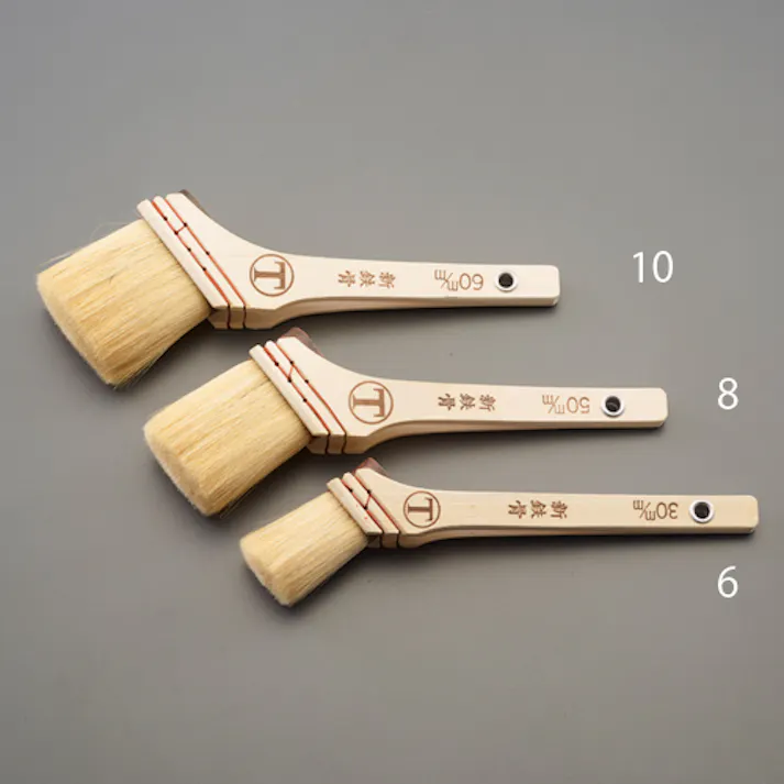 油性用鉄骨・橋梁用刷毛(山羊毛/筋違) 30mm EA109LG-6 4550061944387【別送品】