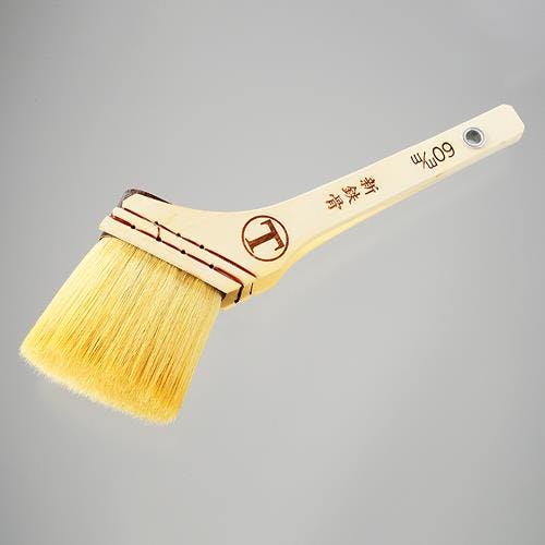 油性用鉄骨・橋梁用刷毛(山羊毛/筋違) 60mm EA109LG-10 4550061944424【別送品】