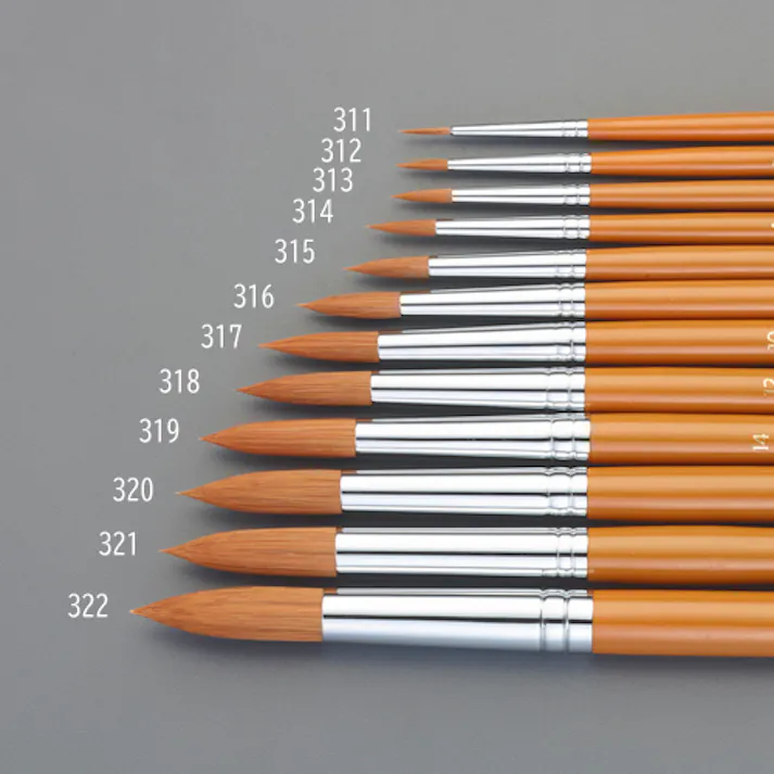 サクラクレパス 水彩丸筆(馬毛・PBT) 18号 EA109MK-321 4550061759752【別送品】