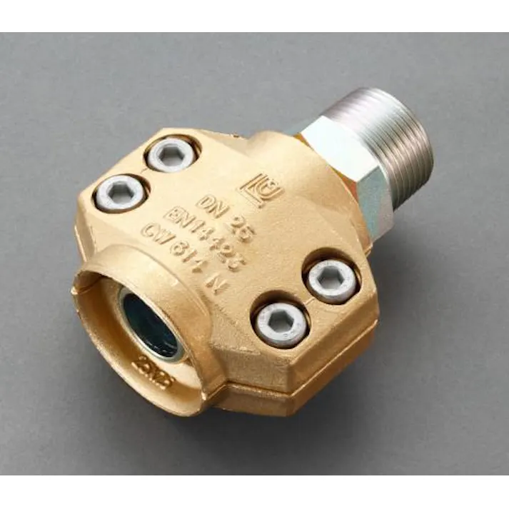 25mm用雄ねじ セーフティーホースクランプ(スチーム・温水用) EA141BL-8 4550061140383 (CDC)【別送品】