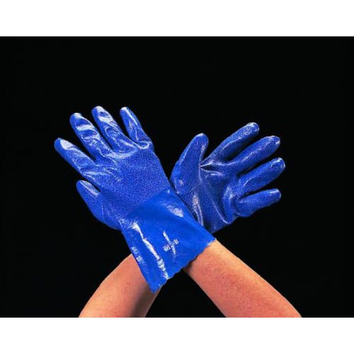 ESCO [L/250mm] 手袋(合成ゴム･耐油) 手袋･腕カバーEA354AL-3 4518340746039(CDC)【別送品】