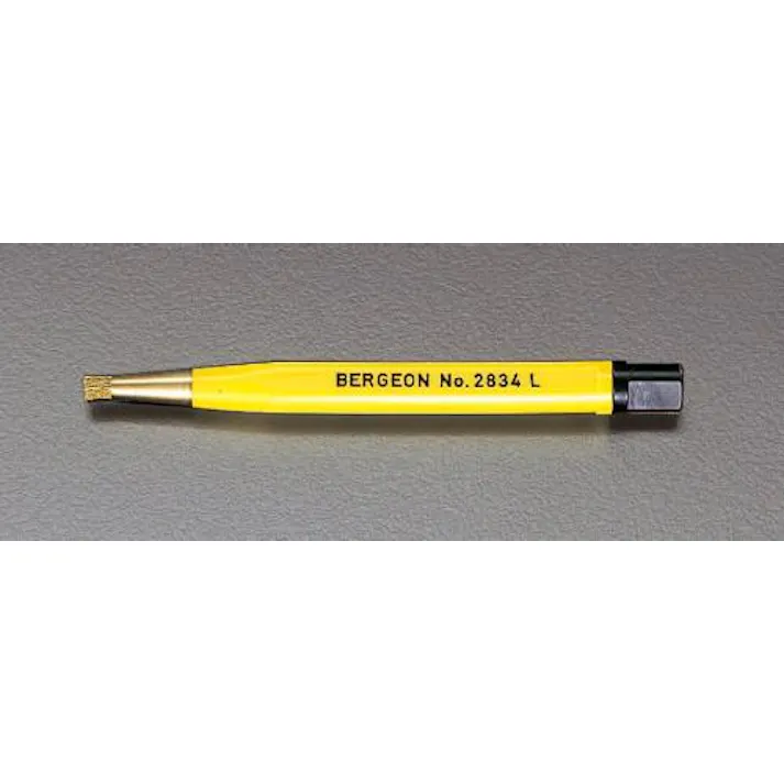ESCO 120mm/4.0mm ペンシル型ブラシ(真鍮製) (ベルジョン製)時計用ツールEA109DM 4518340001664(CDC)【別送品】