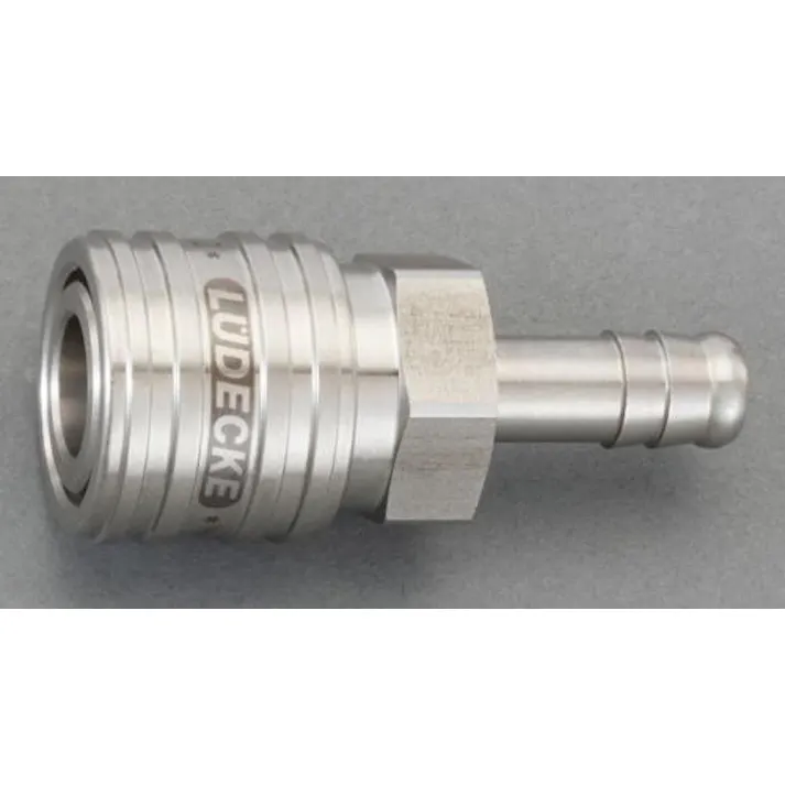 ESCO 8mm ウレタンホースカップリング(ステンレス製/ワンプッシュ) エアーホース用カプラーEA140GJ-208 4550061138984(CDC)【別送品】