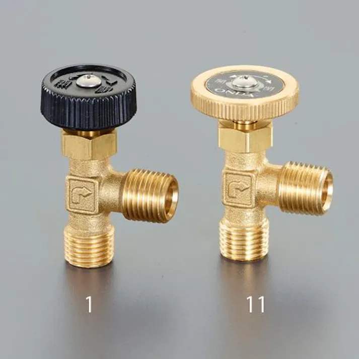オンダ製作所 R 1/4"x 8mm ニードルバルブ(樹脂ハンドル) ミニバルブEA426CG-1 4550061512722(CDC)【別送品】