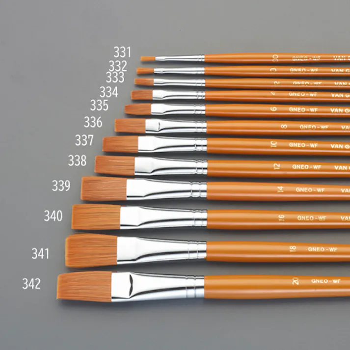 サクラクレパス 水彩平筆(馬毛・PBT) 16号 EA109MK-340 4550061760376【別送品】