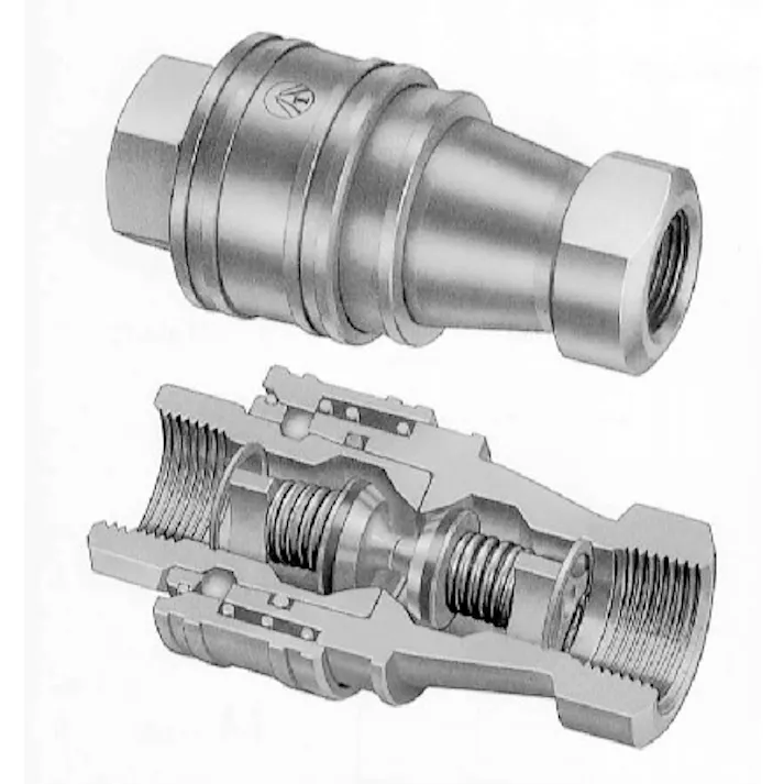雌ねじカップリング(ステンレス製) Rc 1/2” EA140BB-4 4518340005686【別送品】