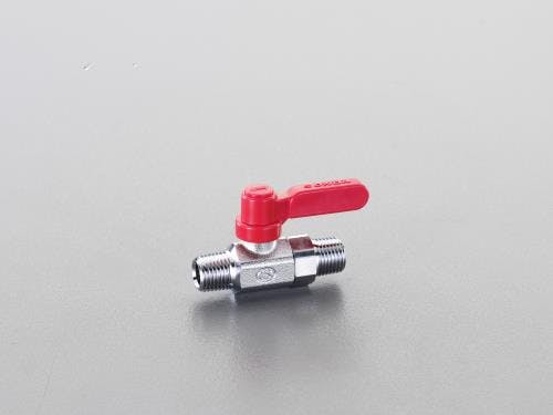 オンダ製作所 ミニボールバルブ(ロングハンドル) R1/2”xR1/2” EA425AG-24 4548745972238【別送品】