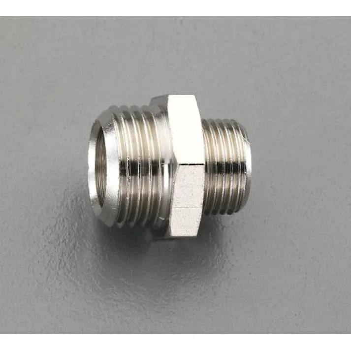 ESCO G 3/8"xG 1/2" 異径ニップル(真鍮製) 空気・水その他配管継手EA141CD-34 4548745733723(CDC)【別送品】