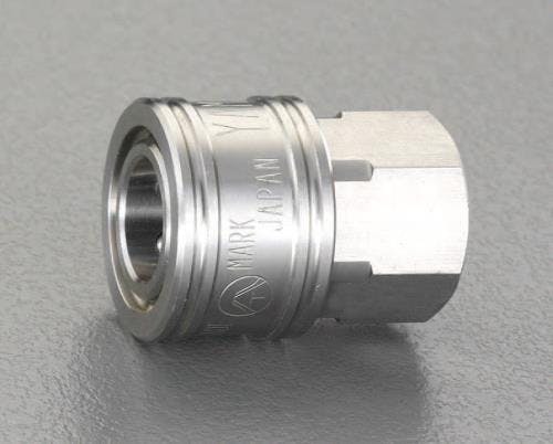 雌ねじカップリング(中圧用/ステンレス) Rc 3/8” EA140BE-3 4518340005914【別送品】