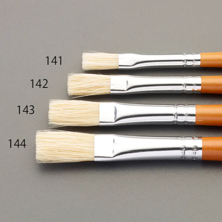 平画筆(豚毛) 4号 EA109MJ-141 4550061943847【別送品】