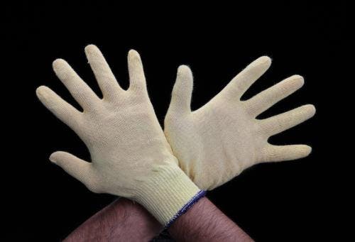 手袋(耐切創/ケブラー/薄手) [L] EA354E-83 4550061213650【別送品】