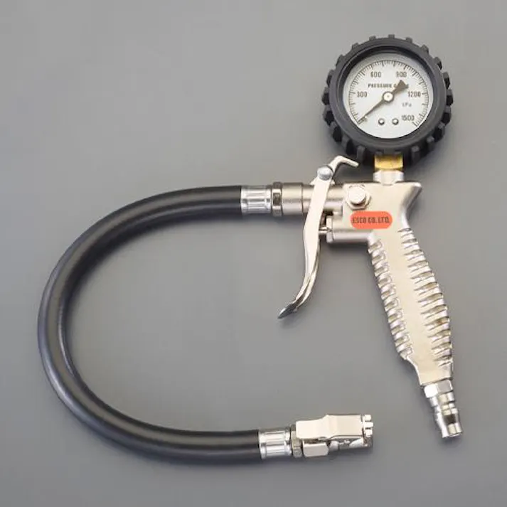 タイヤゲージ&チャック 0-1500kPa EA123CT-3 4550061305331【別送品】