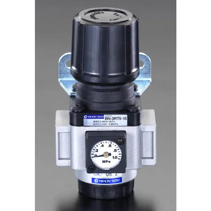 日本精器 エアーレギュレーター Rc1/4” EA153C-12 4518340453241【別送品】