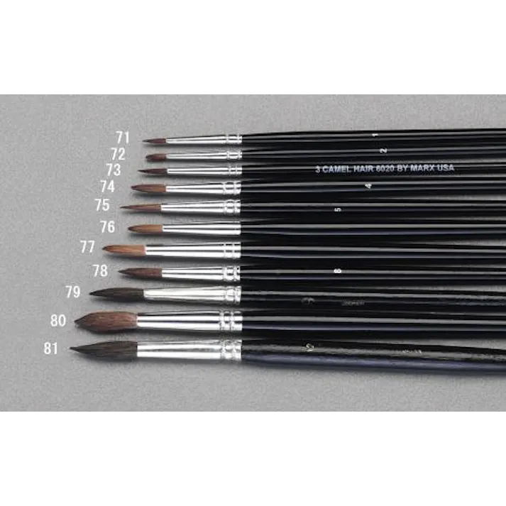 丸筆(ラクダ毛) 2号 EA109MG-72 4548745553420【別送品】