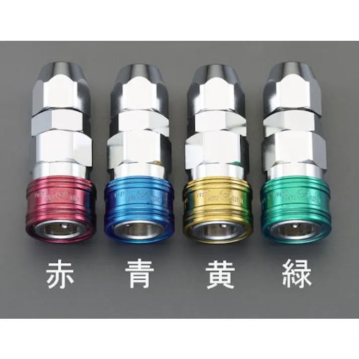 ESCO 8.5mm カップリング(ウレタンホース用/レッド) エアーホース用カプラーEA140BM-21 4550061306093(CDC)【別送品】