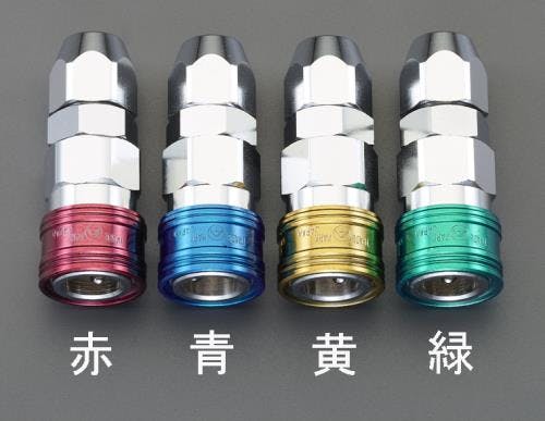 カップリング(ウレタンホース用/グリーン) 8.5mm EA140BM-24 4550061306123【別送品】