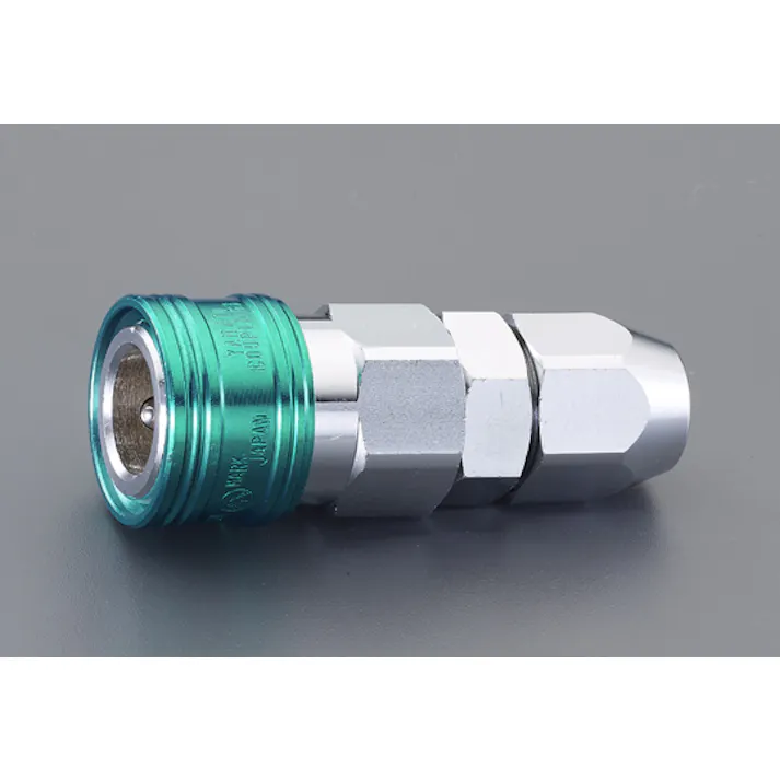 カップリング(ウレタンホース用/グリーン) 8.5mm EA140BM-24 4550061306123【別送品】