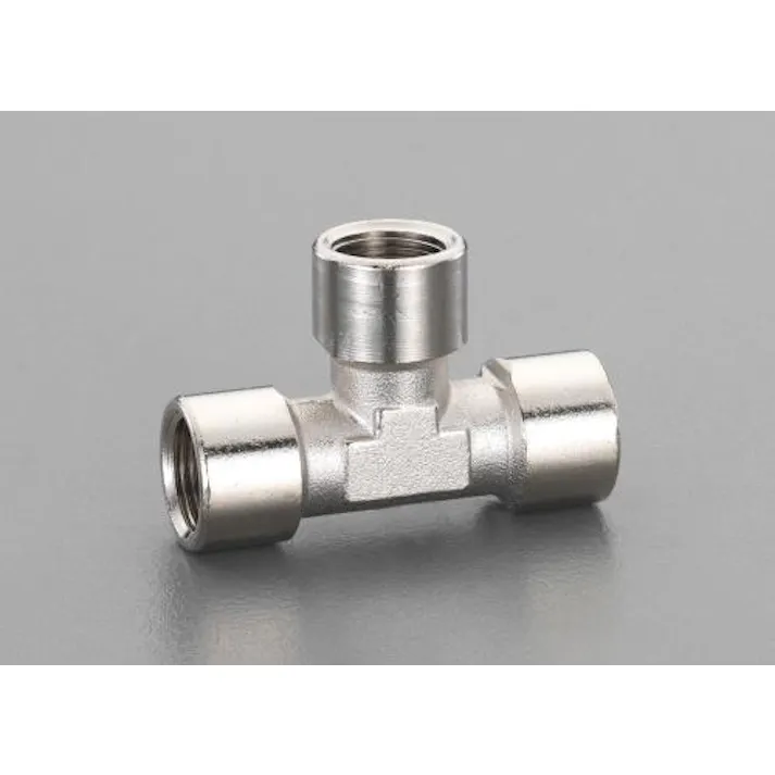 ESCO G 3/8" T型コネクター(真鍮製) 空気・水その他配管継手EA141CC-13 4548745733273(CDC)【別送品】
