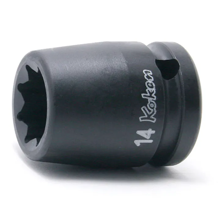 コーケン(Ko-ken) インパクト二重四角ソケット 1/2”DR/16mm EA164DN-216 4550061601938【別送品】