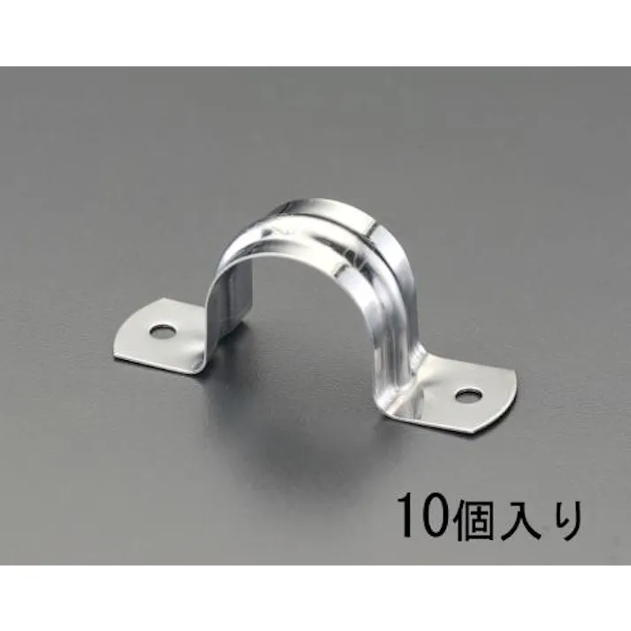 アカギ 25A サドルバンド(ステンレス製/10個) 配管支持金具EA440BA-25S 4548745149364(CDC)【別送品】