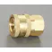 雌ねじカップリング(中圧用/真鍮) Rc 3/4” EA140BC-6 4518340005778【別送品】