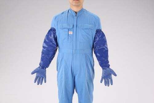 手袋(耐酸・耐油・耐溶剤) [XL/650mm] EA354BW-30 4518340720817【別送品】