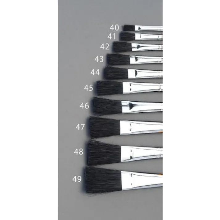 ESCO 18号 画筆(黒豚毛) 筆EA109MK-48 4518340606395(CDC)【別送品】