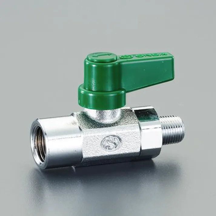 オンダ製作所 Rc1/4"xR 3/8" ミニボールバルブ ミニバルブEA425AJ-35 4550061547472(CDC)【別送品】