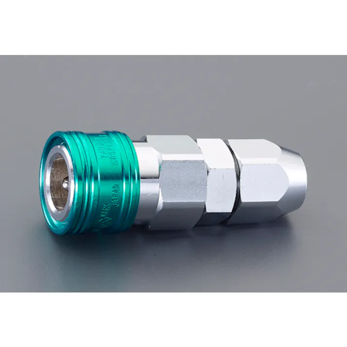 カップリング(ウレタンホース用/グリーン) 11.0mm EA140BM-34 4550061306161【別送品】