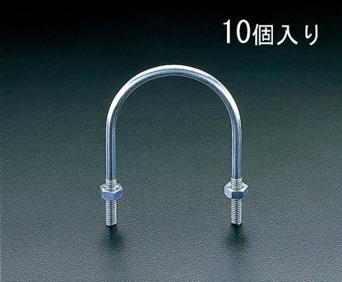 アカギ 鋼管用ユーボルト(10個) 50A EA440BF-50 4518340197909【別送品】