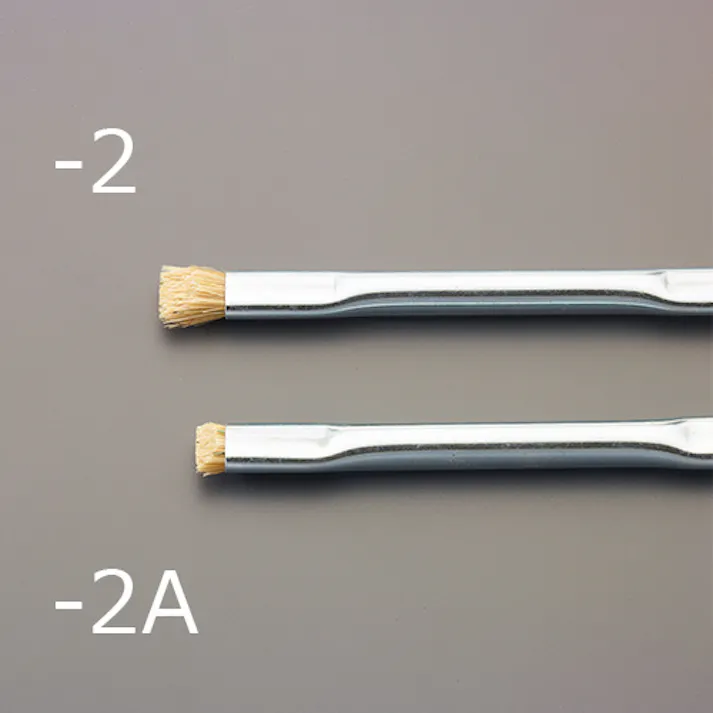 耐静電ブラシ(豚毛・スチール柄) 6.4x4.8/114mm EA109AM-2 4518340105225【別送品】