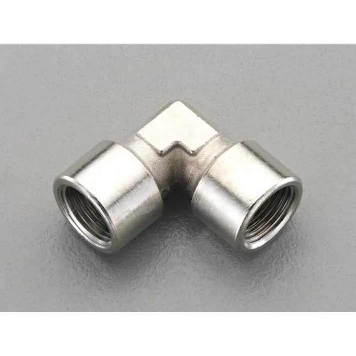 ESCO G 1/4"xG 1/4" エルボーコネクター(真鍮製) 空気・水その他配管継手EA141CA-22 4548745732740(CDC)【別送品】
